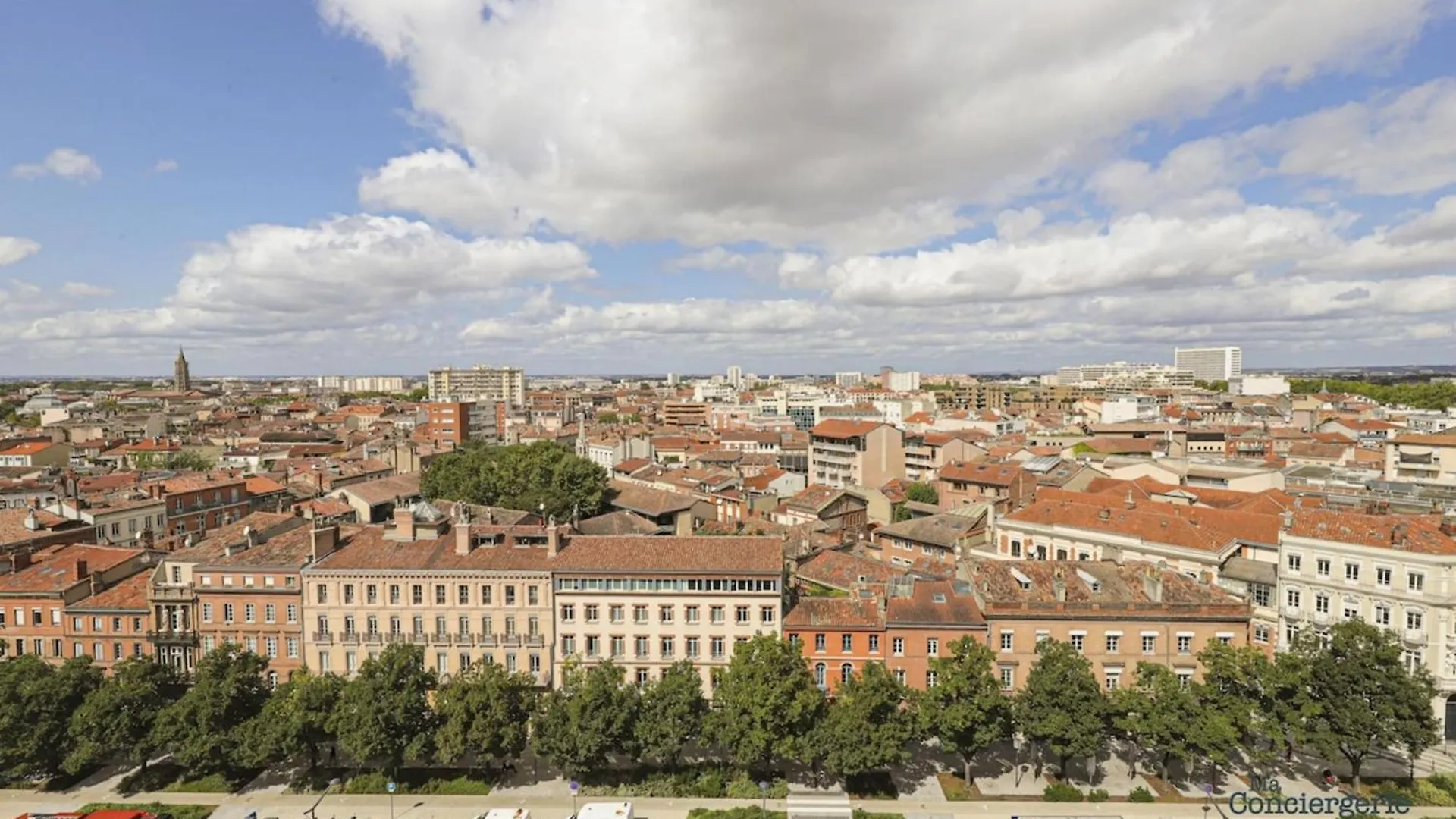 Jaures - Vue Panoramique Sur La Ville Rose Toulouse Apartmán